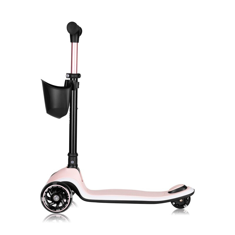 Trotineta pentru copii, Lionelo, Mey, Ultrapliabila, Cu lumini si cosulet, Maner ajustabil pe inaltime, 3 ani+, Pana la 50 Kg, Ultra usor, 2.8 kg, Conform cu standardul EN71-1/2/3, Certificata Interte [11]