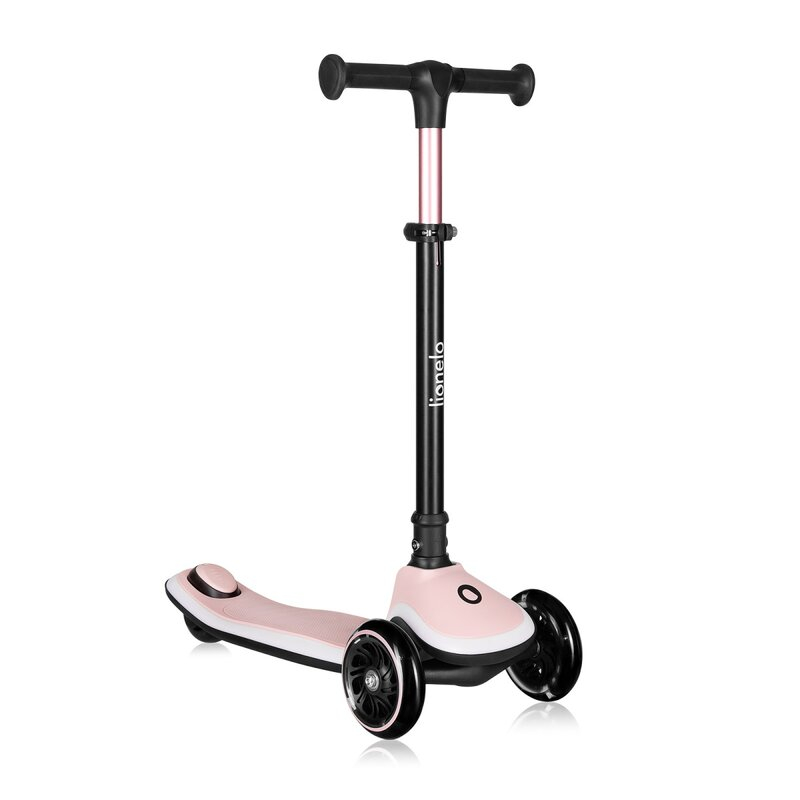 Trotineta pentru copii, Lionelo, Mey, Ultrapliabila, Cu lumini si cosulet, Maner ajustabil pe inaltime, 3 ani+, Pana la 50 Kg, Ultra usor, 2.8 kg, Conform cu standardul EN71-1/2/3, Certificata Interte [9]