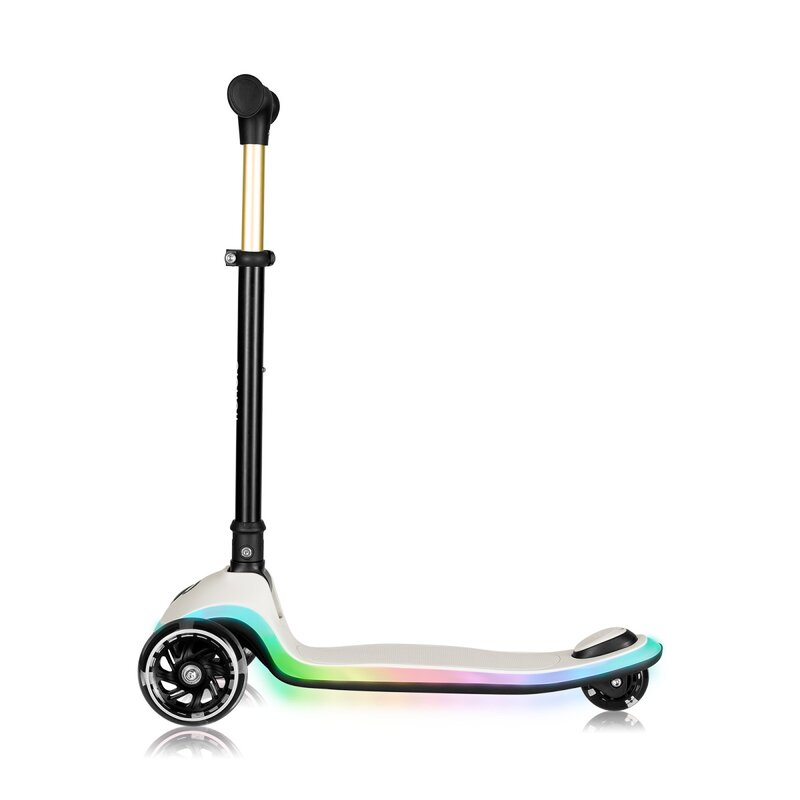 Trotineta pentru copii, Lionelo, Mey, Ultrapliabila, Cu lumini si cosulet, Maner ajustabil pe inaltime, 3 ani+, Pana la 50 Kg, Ultra usor, 2.8 kg, Conform cu standardul EN71-1/2/3, Certificata Interte [12]