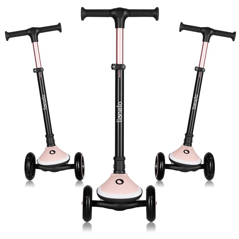 Trotineta pentru copii, Lionelo, Mey, Ultrapliabila, Cu lumini si cosulet, Maner ajustabil pe inaltime, 3 ani+, Pana la 50 Kg, Ultra usor, 2.8 kg, Conform cu standardul EN71-1/2/3, Certificata Interte [14]