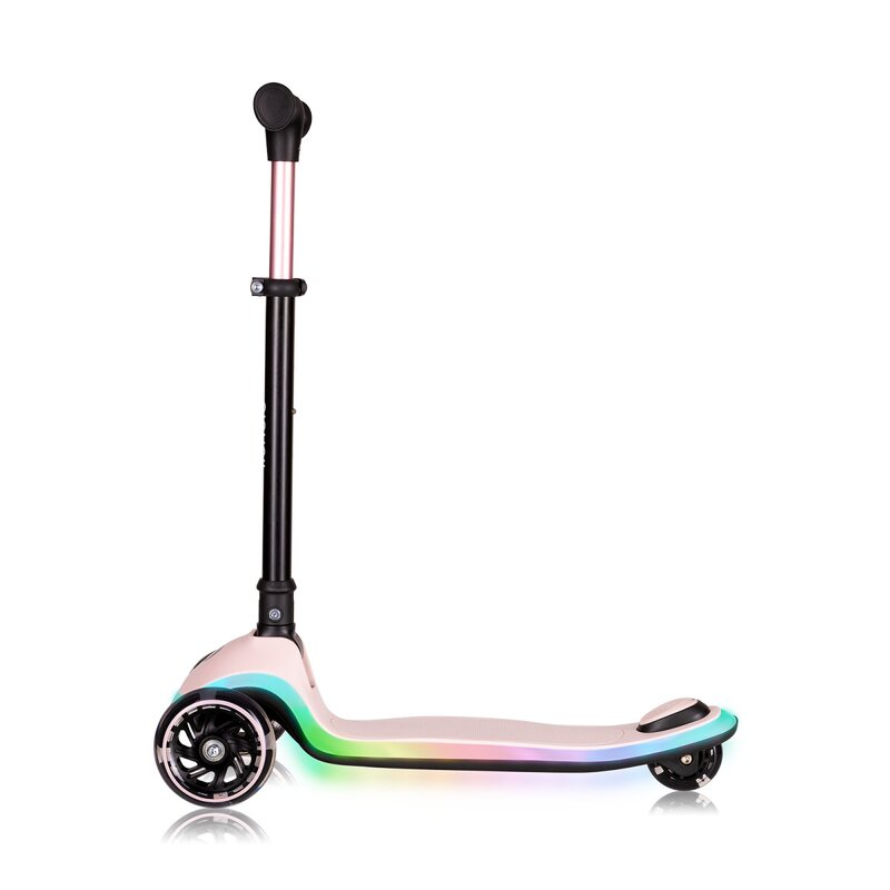 Trotineta pentru copii, Lionelo, Mey, Ultrapliabila, Cu lumini si cosulet, Maner ajustabil pe inaltime, 3 ani+, Pana la 50 Kg, Ultra usor, 2.8 kg, Conform cu standardul EN71-1/2/3, Certificata Interte [12]