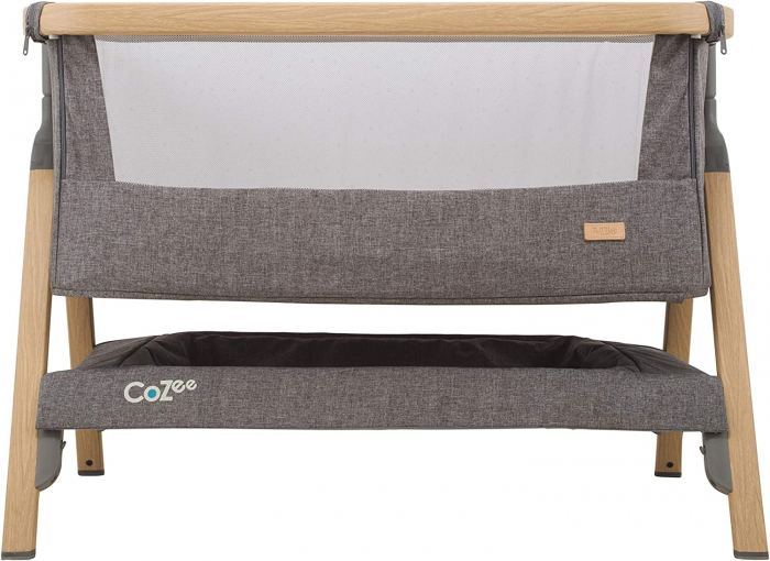 Tutti Bambini – Patut 2 in 1 co-sleeper CoZee Oak & Charcoal [7]