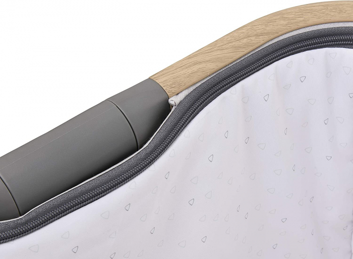 Tutti Bambini – Patut 2 in 1 co-sleeper CoZee Oak & Charcoal [2]