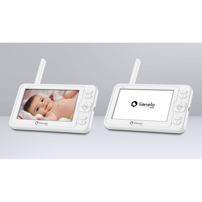 Video monitor, Lionelo, Babyline 6.2, Conexiune Wi-Fi, Pana la 8h de functionare, Comunicare bidirectionala, Senzor de temperatura, Alb [3]