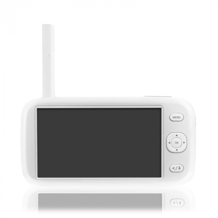 Video monitor, Lionelo, Babyline 9.1, Conexiune prin aplicatia Lionelo Smart, Pana la 8h de functionare, Comunicare bidirectionala, Cu senzor de miscare si sunete Alb [15]