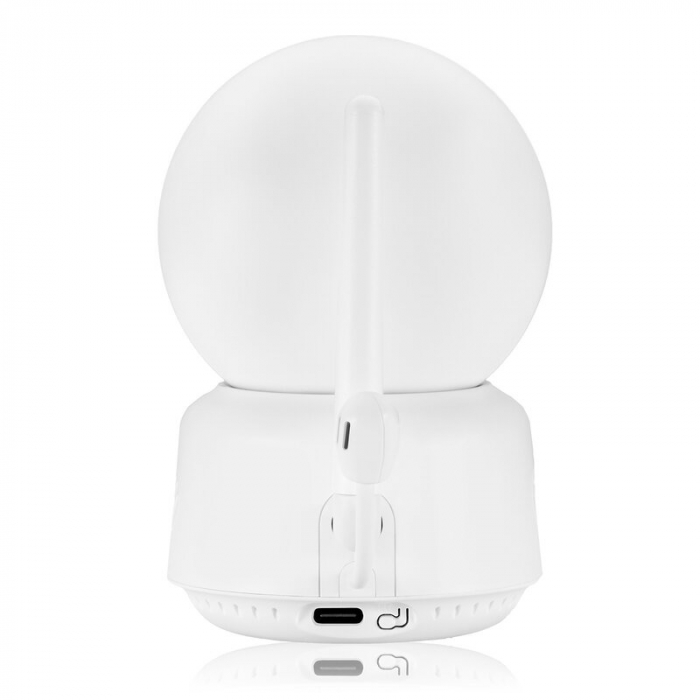 Video monitor, Lionelo, Babyline 9.1, Conexiune prin aplicatia Lionelo Smart, Pana la 8h de functionare, Comunicare bidirectionala, Cu senzor de miscare si sunete Alb [7]