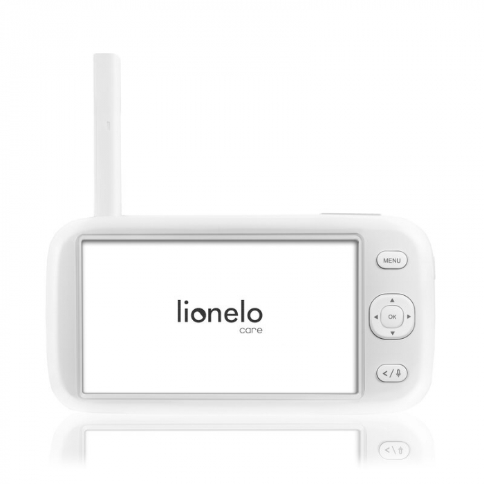 Video monitor, Lionelo, Babyline 9.1, Conexiune prin aplicatia Lionelo Smart, Pana la 8h de functionare, Comunicare bidirectionala, Cu senzor de miscare si sunete Alb [17]