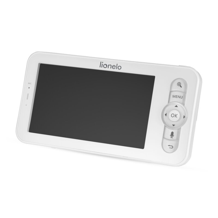 Video monitor, Lionelo, Babyline 9.2. AI, 5 inch, Camera Full HD, Zoom digital 4x, Aplicatie, Tehnologia AI cu detectare a miscarii, Recunoasterea motivului plansului, Melodii, Zgomote albe, Mod noctu [17]