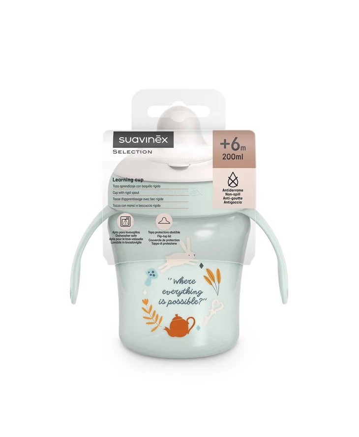 Cană de antrenament cu tetină Suavinex Wonderland 200 ml [2]