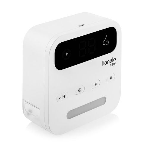 Aspirator nazal electric, Lionelo, Babyair Flow, Multifunctional, 9 trepte de aspirare, Functionare wireless pana la 2.5 h, Silentios, Functie de lampa, 3 varfuri din silicon, Perie de curatare inclus [8]