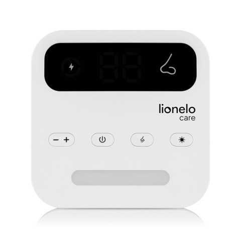 Aspirator nazal electric, Lionelo, Babyair Flow, Multifunctional, 9 trepte de aspirare, Functionare wireless pana la 2.5 h, Silentios, Functie de lampa, 3 varfuri din silicon, Perie de curatare inclus [1]