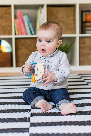 Baby Einstein - Jucarie mini tamburina din lemn [2]