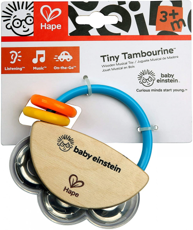 Baby Einstein - Jucarie mini tamburina din lemn [3]