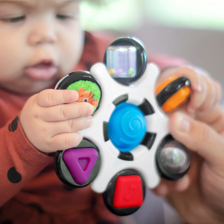 Baby Einstein  - Jucarie senzoriala Curiosity Clutch Twist & Pop Rattle Teether [11]