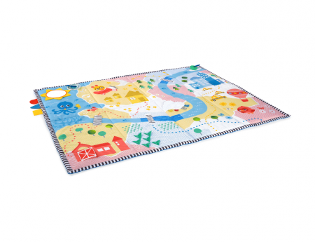 Jucarii si Jocuri - Baby Einstein - Salteluta Plush Busy Mat