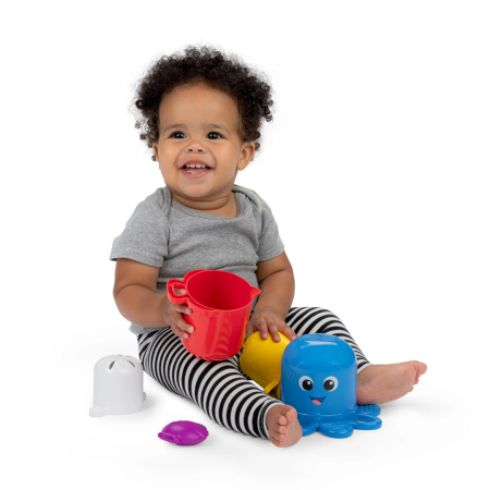 Baby Einstein - Set de pahare senzoriale pentru stivuire si scurgere, "Ocean Explorers Opuss" [3]