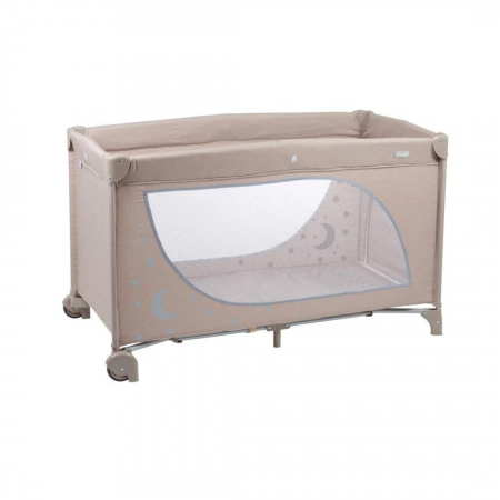 Mobilier si Lenjerie - BabyGo - Patut pliant Sleeper Moon Beige