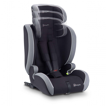 BabyGo - Scaun auto i-Size FreeFix Grey, 76-150 cm, certificat R129 [7]