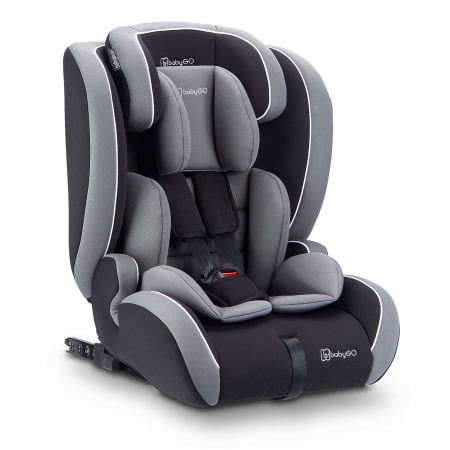 Transport si Relaxare - BabyGo - Scaun auto i-Size FreeFix Grey, 76-150 cm, certificat R129