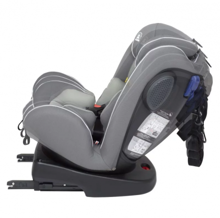 BabyGo - Scaun auto rotativ cu isofix Nova 360° Grey, 0 - 36 kg [3]
