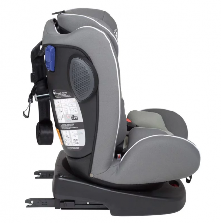 BabyGo - Scaun auto rotativ cu isofix Nova 360° Grey, 0 - 36 kg [4]