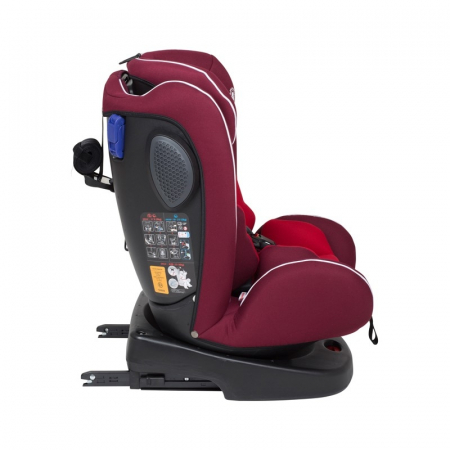 BabyGo - Scaun auto rotativ cu isofix Nova 360° Red, 0 - 36 kg [3]