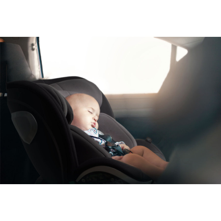 BabyGo - Scaun auto rotativ i-Size Grow Up 360 Black, 0-36 kg [2]