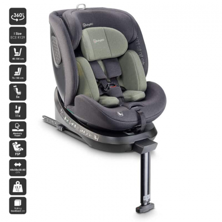 BabyGo - Scaun auto rotativ Move360 360° ISOFIX – Siguranță & Confort [14]