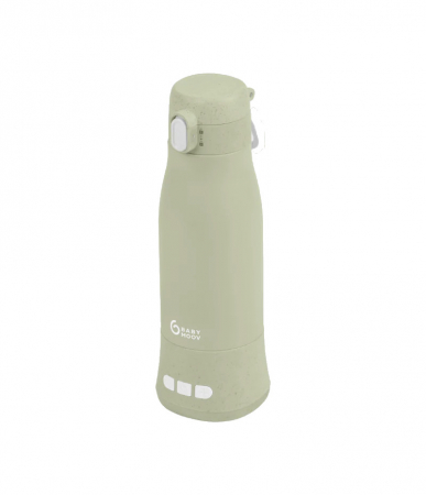 Alaptare si Hranire - Babymoov - Moov & Feed Incalzitor de biberoane portabil si reincarcabil, Sage Green