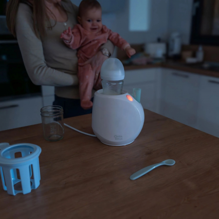 Badabulle – Incalzitor de biberoane/borcane pentru casa si masina Easy+ Pastel [1]
