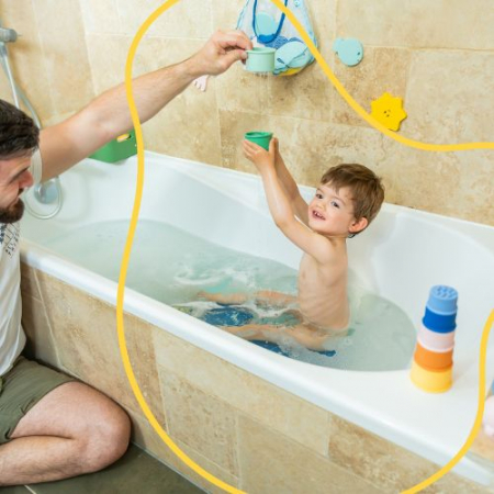 Badabulle - Set 7 jucarii stivuibile pentru baie [5]