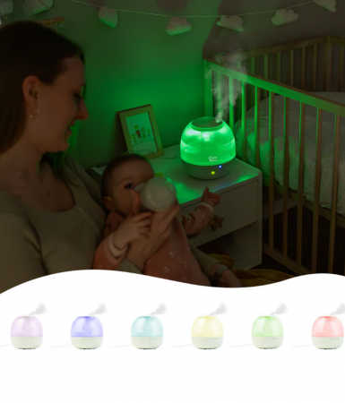 Badabulle - Umidificator si lampa de Veghe Bubble [5]