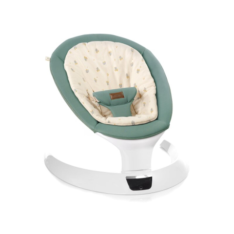 Balansoare si Leagane - Balansoar electric, Jane, Moon, Cu 5 trepte de viteza, Timer, 12 melodii si 5 sunete ale naturii, Conform cu standardul european EN 12790:2023, Botanic