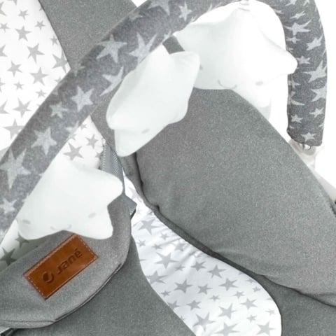 Balansoar, Jane, Evolution, Cu vibratii si melodii, Bara de jucarii si spatar reglabil, Conform cu standardul european de siguranta EN 12790:2023, Sesame [4]