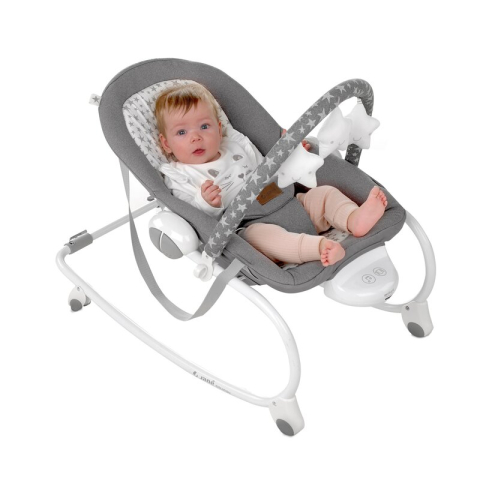 Balansoar, Jane, Evolution, Cu vibratii si melodii, Bara de jucarii si spatar reglabil, Conform cu standardul european de siguranta EN 12790:2023, Sesame [1]