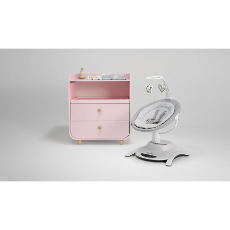 Balansoar, Lionelo, Bella, Multifunctional, Electric, Scaun reglabil, Ecran tactil si telecomanda, 6 miscari unice, 5 viteze, Cu melodii, Gri [12]