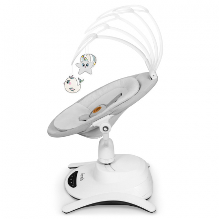 Balansoar, Lionelo, Bella, Multifunctional, Electric, Scaun reglabil, Ecran tactil si telecomanda, 6 miscari unice, 5 viteze, Cu melodii, Gri [5]