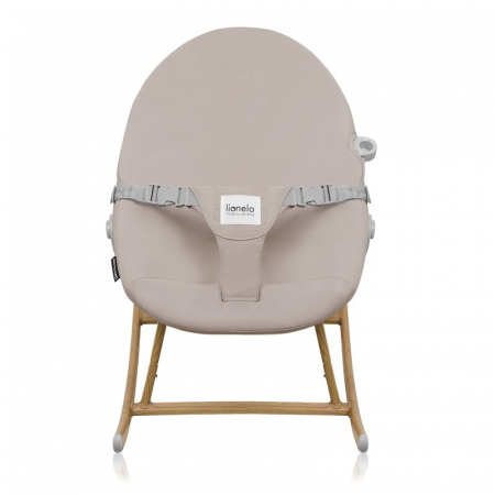 Balansoar, Lionelo, Dalia, Inaltime reglabila in 2 pozitii, Cu husa detasabila, Bara de jucarii, Pana la 9 kg, Usor, 3.2 kg, Bej [15]