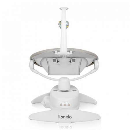 Balansoar, Lionelo, Iris, 2 in 1, Rotire 360 grade, Electric, Cu 3 moduri de leganare, Cu 5 trepte de viteza, Cu 3 pozitii de inclinare, 12 melodii, Silentios, Pana la 9 kg, Bej [6]