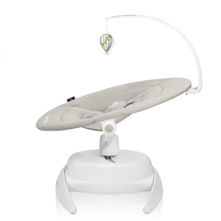 Balansoar, Lionelo, Iris, 2 in 1, Rotire 360 grade, Electric, Cu 3 moduri de leganare, Cu 5 trepte de viteza, Cu 3 pozitii de inclinare, 12 melodii, Silentios, Pana la 9 kg, Bej [10]