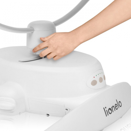 Balansoar, Lionelo, Iris, 2 in 1, Rotire 360 grade, Electric, Cu 3 moduri de leganare, Cu 5 trepte de viteza, Cu 3 pozitii de inclinare, 12 melodii, Silentios, Pana la 9 kg, Bej [16]
