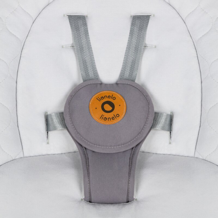 Balansoar, Lionelo, Mell, 2 in 1, Rotire 360 grade, Electric, Cu 3 moduri de leganare, Cu 5 trepte de viteza, Cu 3 pozitii de inclinare, Cu timer, 12 melodii si 2 sunete ale naturii, Pana la 9 kg, Gri [14]