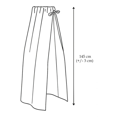Baldachin, Qmini, Pentru patut, leagan, Din muselina dubla 145x200 cm, Material certificat Oeko Tex Standard 100, Jeans [2]