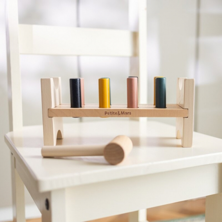 Banc de lucru, Petite&Mars, Big Bang Wood of Mars, 12 luni+, Multicolor [3]