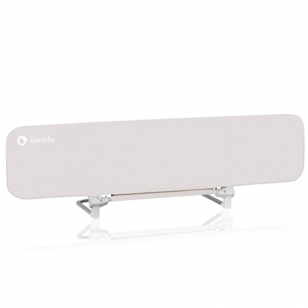 Bariera de protectie pentru pat, Lionelo, Lora XL, Pliabila, Sistem de blocare StandSafe, Geanta de transport inclusa, 150x46 cm, Conform cu BS 7972:2001+A1:2009, Bej [3]