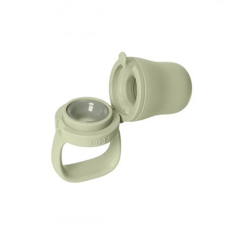 BIBS - Dispozitiv de hranire Baby Feeder cu 2 tetine din silicon, Sage [3]