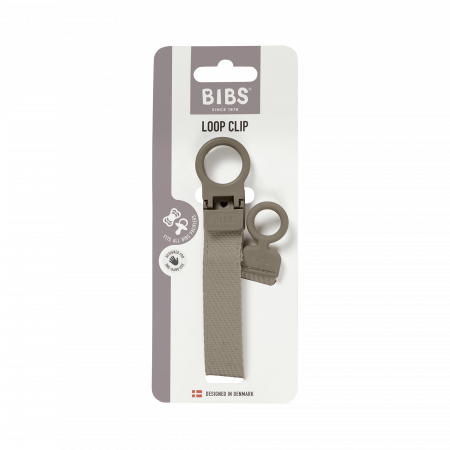 BIBS - Lantisor clip Loop pentru suzeta, Dark Oak [1]