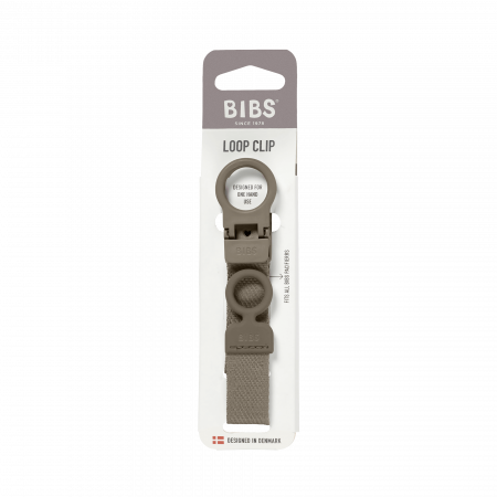 BIBS - Lantisor clip Loop pentru suzeta, Dark Oak [2]