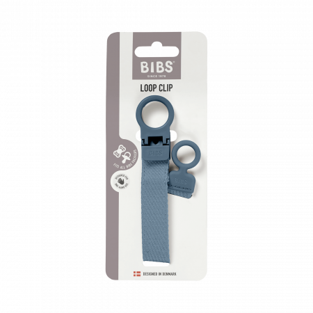 BIBS - Lantisor clip Loop pentru suzeta, Petrol [3]