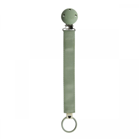 Imbracaminte si Accesorii - BIBS - Lantisor clip Ribbon pentru suzeta, Sage